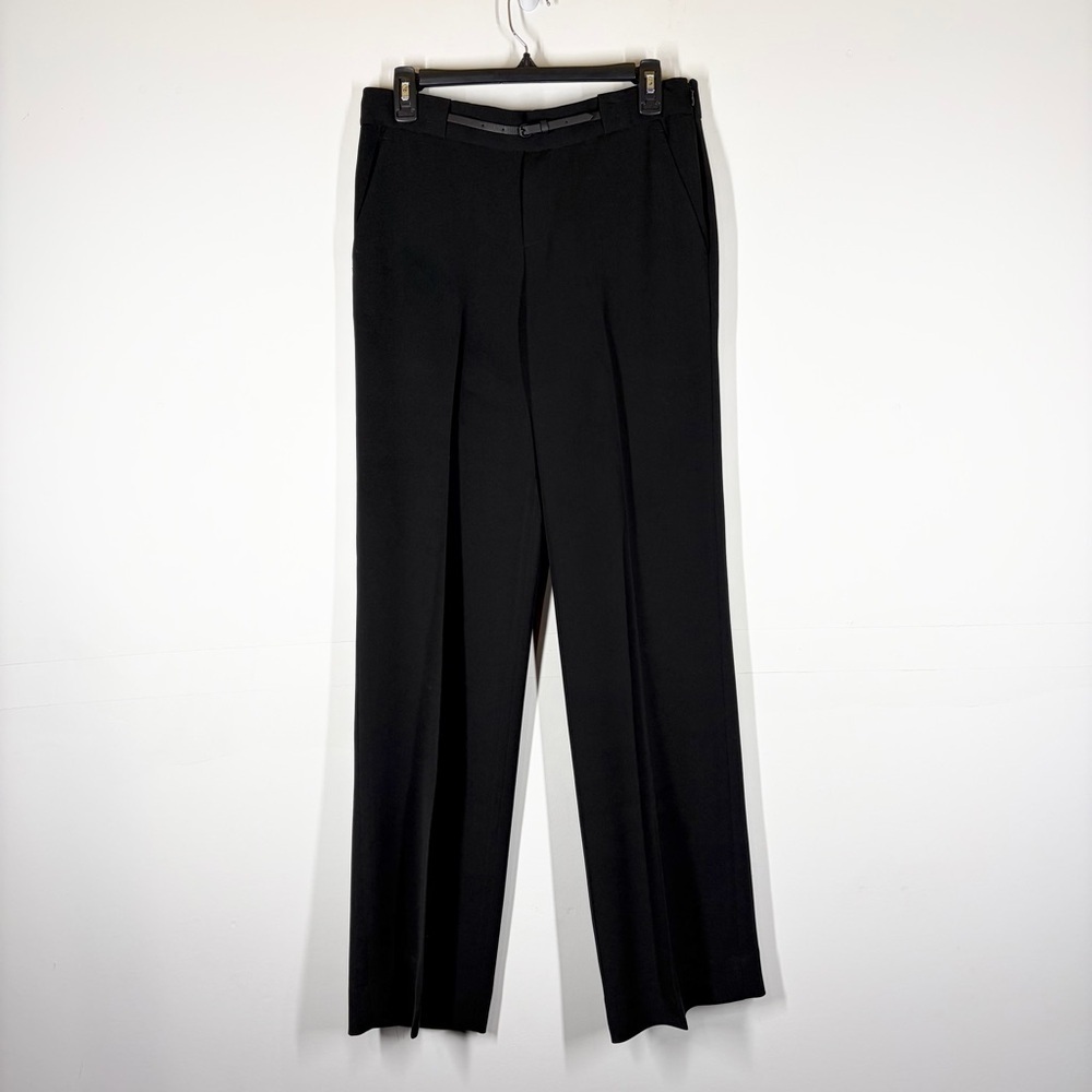 Vince Belted Straight Leg Trouser Pants Size 6